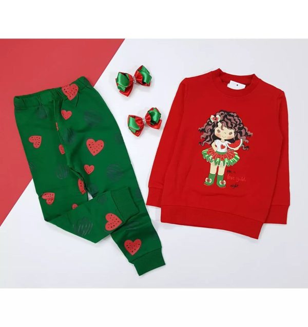 ست بلوز شلوار یلدا فرفری - Image 2