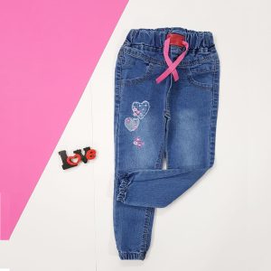 شلوار لی دخترانه گت دار