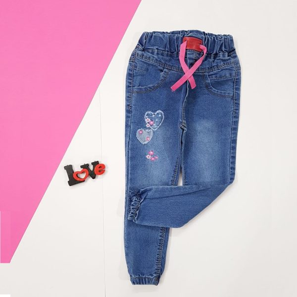 شلوار لی دخترانه گت دار3