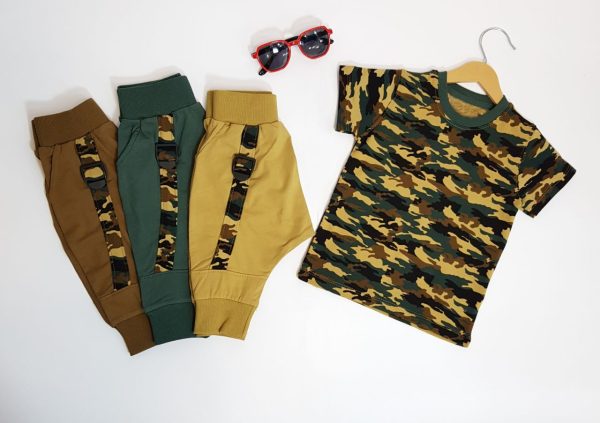 ست بلوز شلوارک چریکی