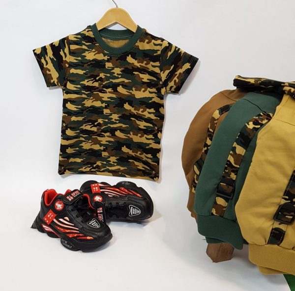 ست بلوز شلوارک چریکی