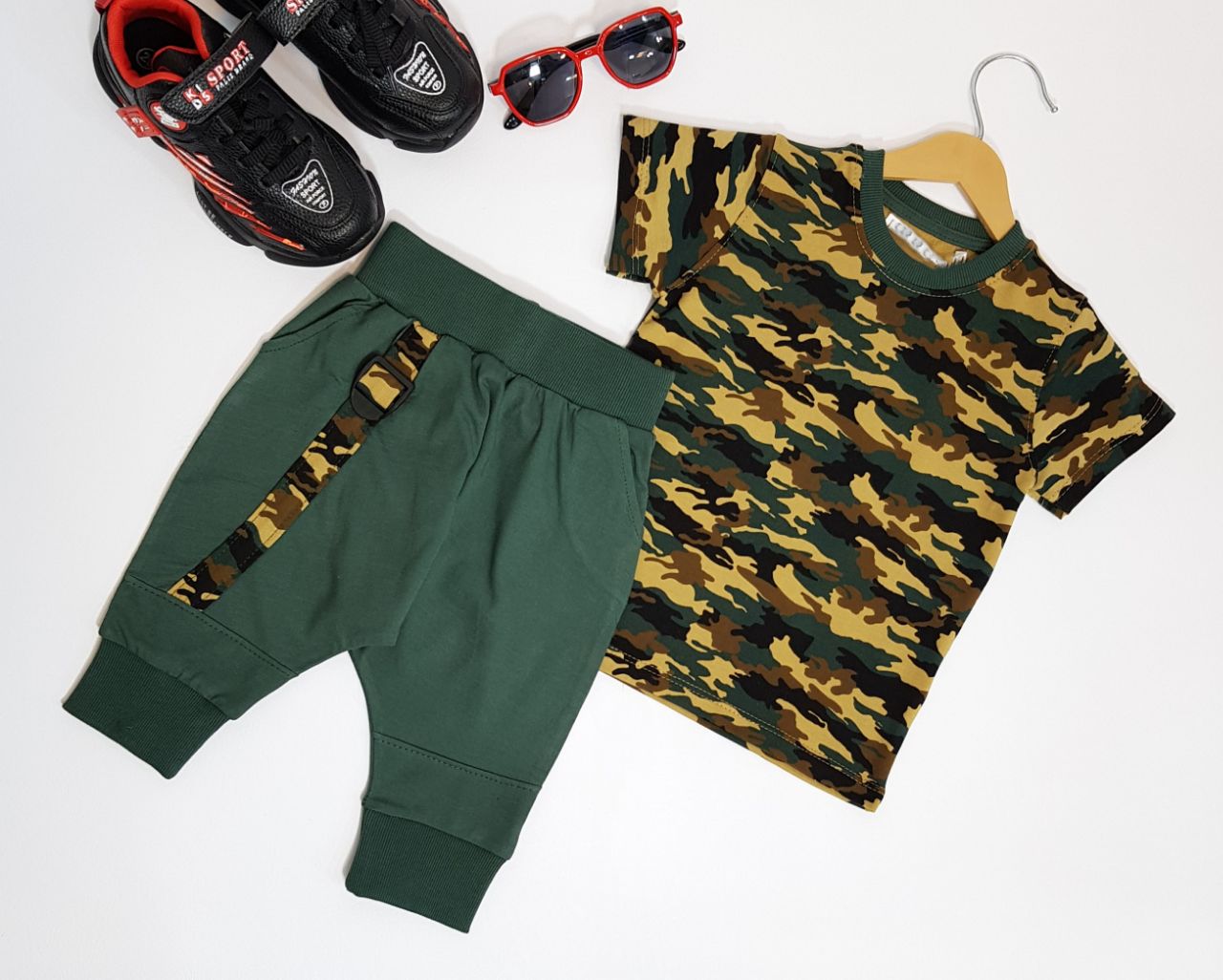 ست بلوز شلوارک چریکی ست بلوز شلوارک چریکی