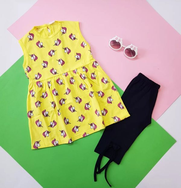 ست پیراهن با لگ یونیکرن