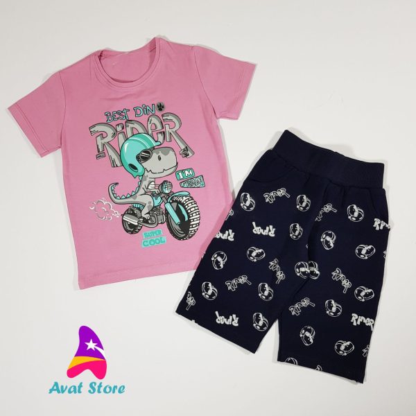 تیشرت شلوارک دایناسور - Image 3