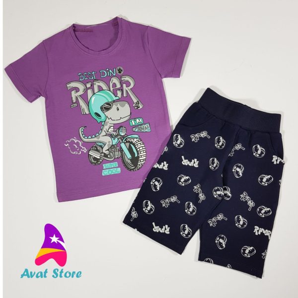 تیشرت شلوارک دایناسور - Image 4