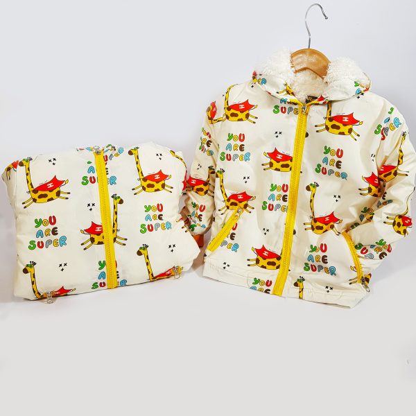 کاپشن داخل خز زرافه - Image 4