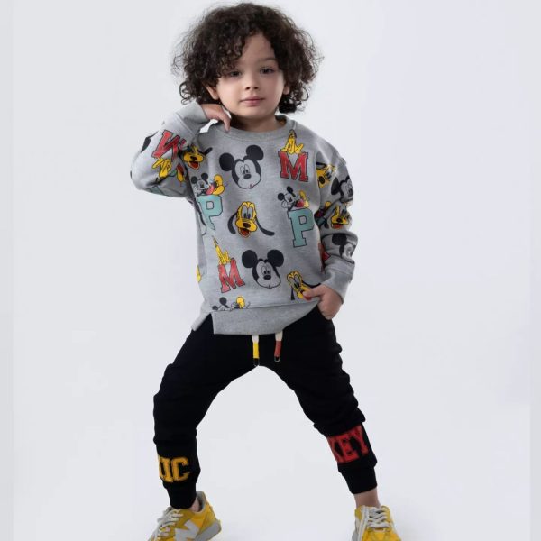 بلوز شلوار داخل کرک میکی - Image 5