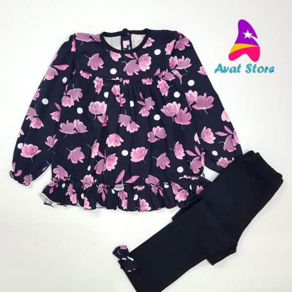 بلوز شلوار گلدار - Image 3