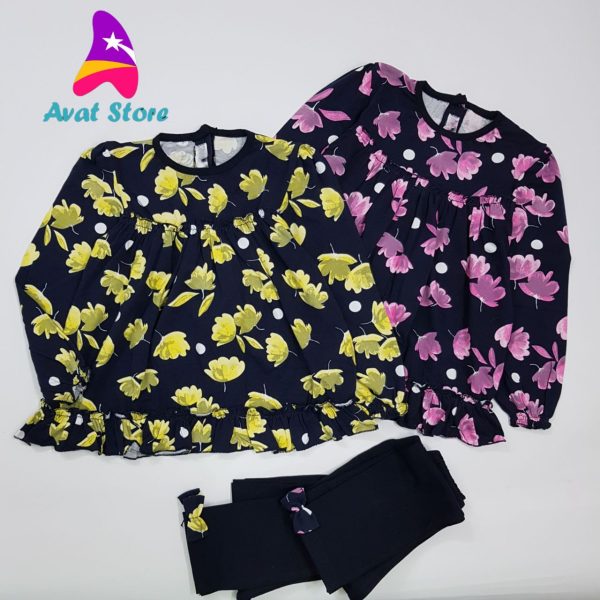 بلوز شلوار گلدار - Image 2