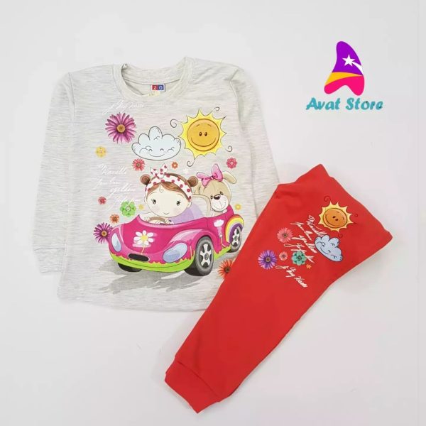 ست بلوز شلوار کارتونی - Image 3