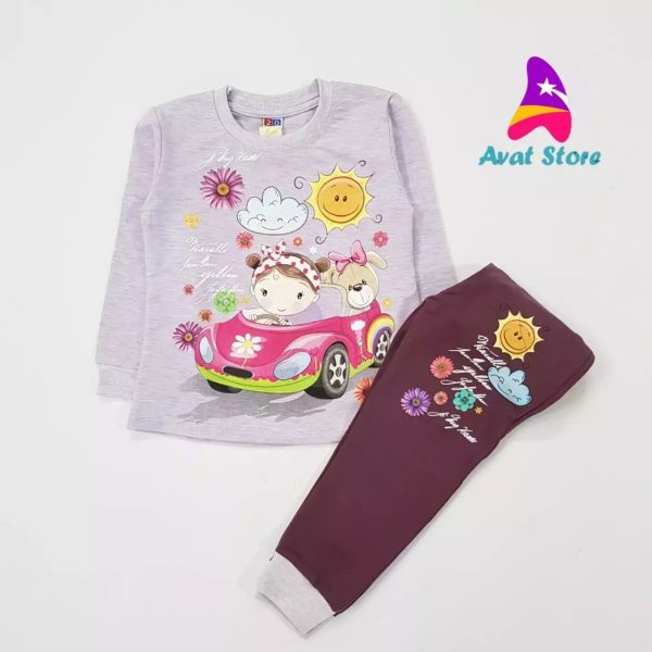 ست بلوز شلوار کارتونی - Image 2