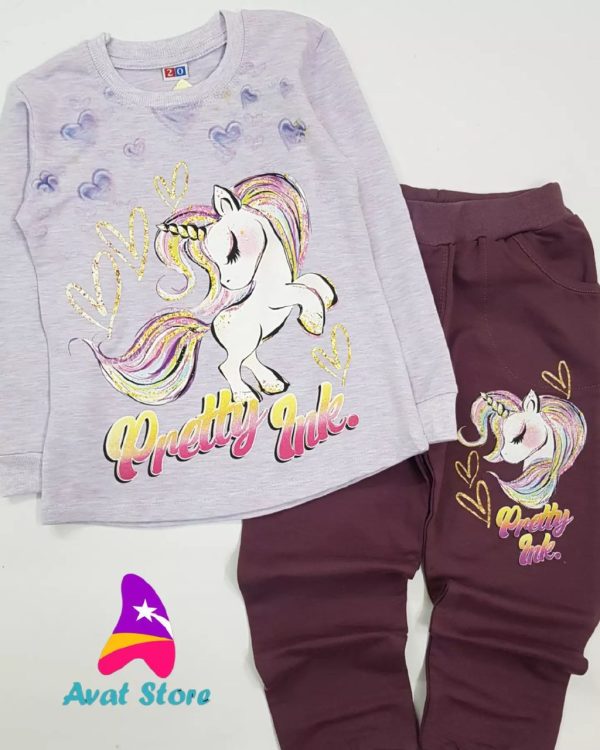 بلوز شلوار راحتی یونیکرن - Image 3