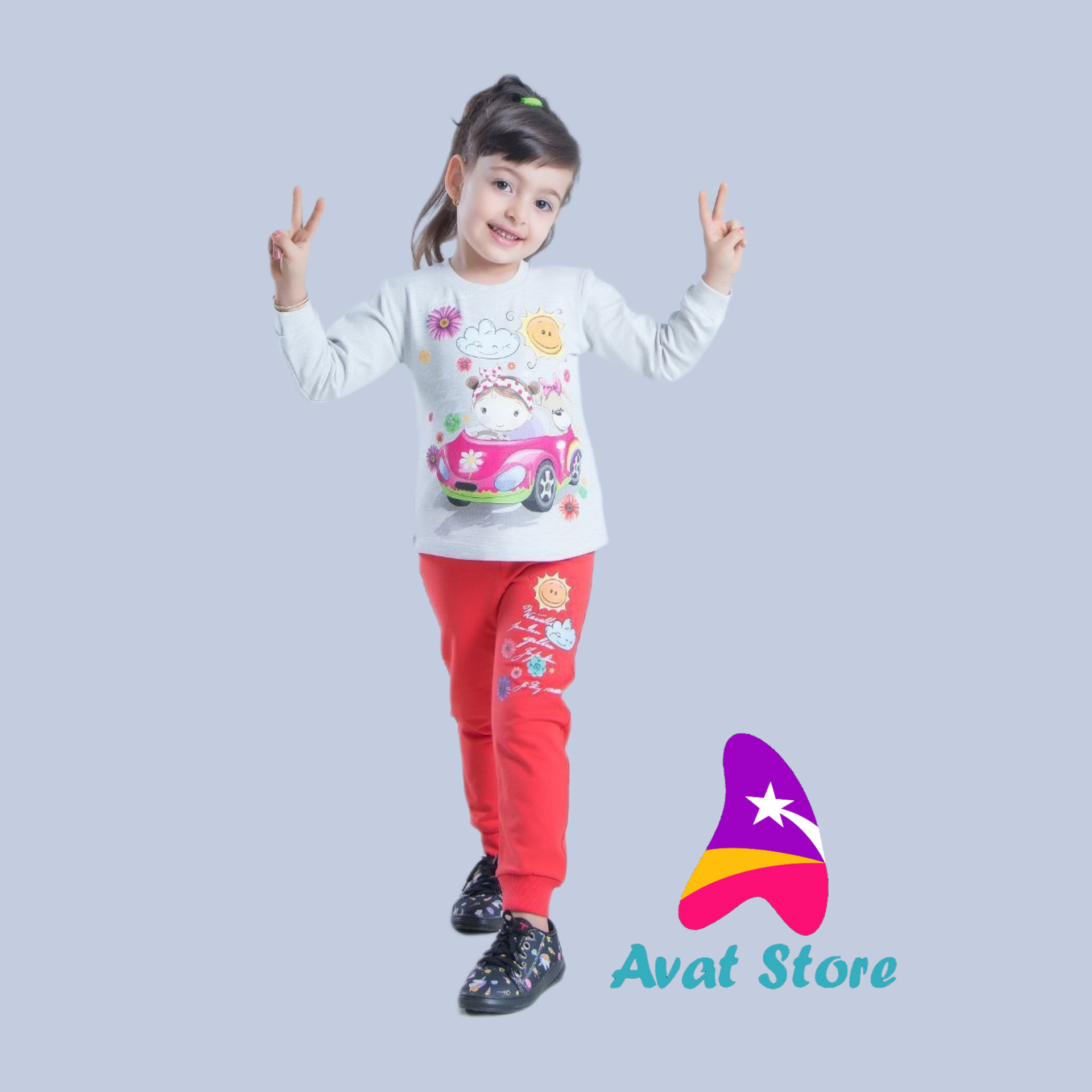 InShot_20230211_192859523 ست بلوز شلوار کارتونی - Image 1