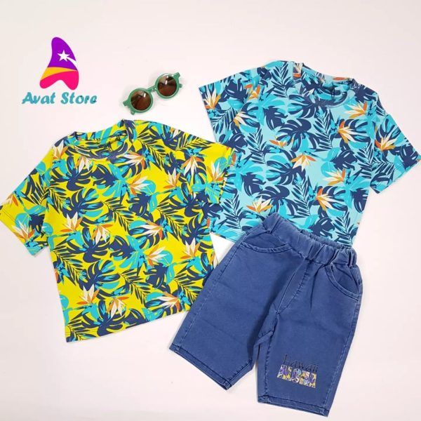 تیشرت شلوارک لی هاوایی - Image 3