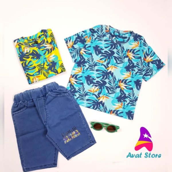 تیشرت شلوارک لی هاوایی - Image 4