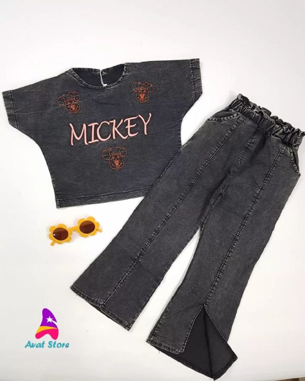 کراپ شلوار لی MICKEY - Image 4