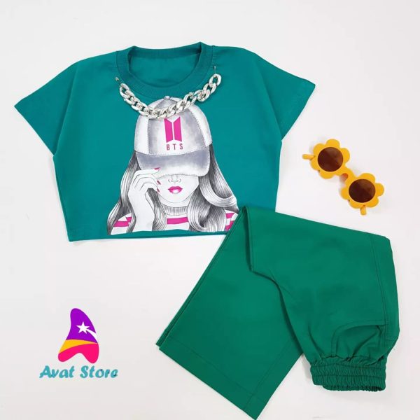 کراپ شلوار B.T.S - Image 3