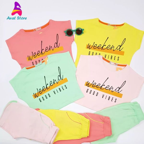 کراپ حلقه ای با شلوارک weekend - Image 3