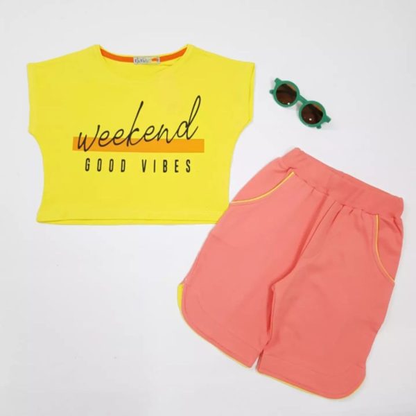 کراپ حلقه ای با شلوارک weekend - Image 5