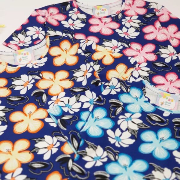 ست بلوز و شلوارک کتان گلبهار - Image 3