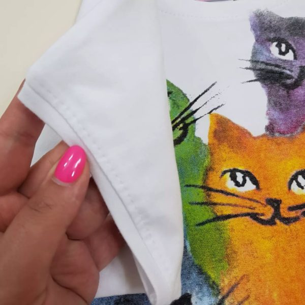 بلوز تک مدل لش استایل شهر گربه ها - Image 4