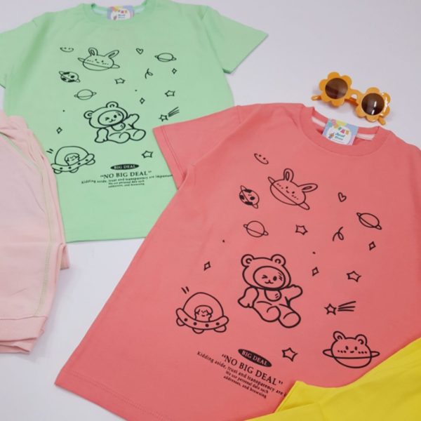 بلوز شلوارک دخترانه space - Image 3