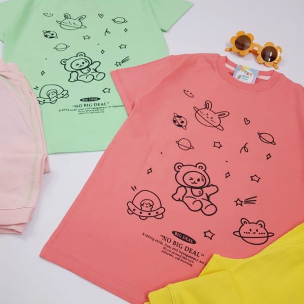 بلوز شلوارک دخترانه space - Image 5