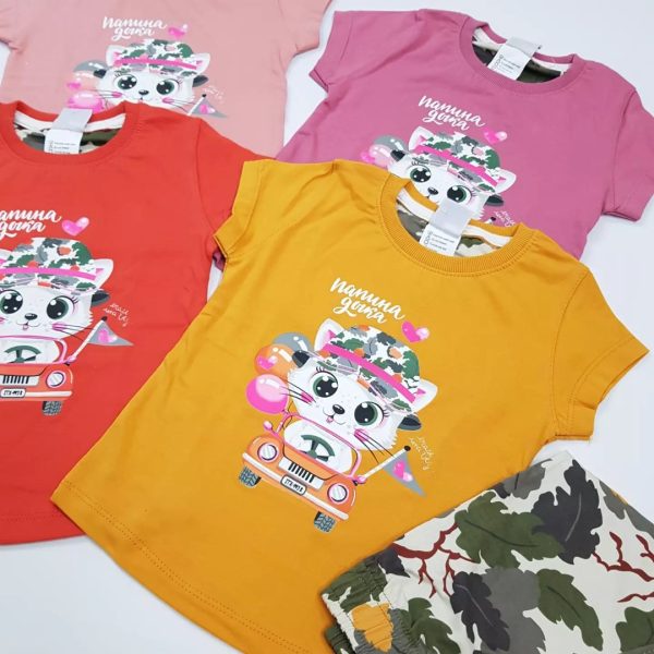 تیشرت شلوارک پیشی - Image 2