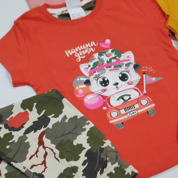 تیشرت شلوارک پیشی - Image 3