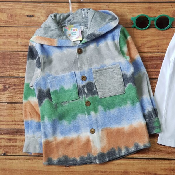 دو تیکه پیراهن پشمی کلاهدار - Image 6