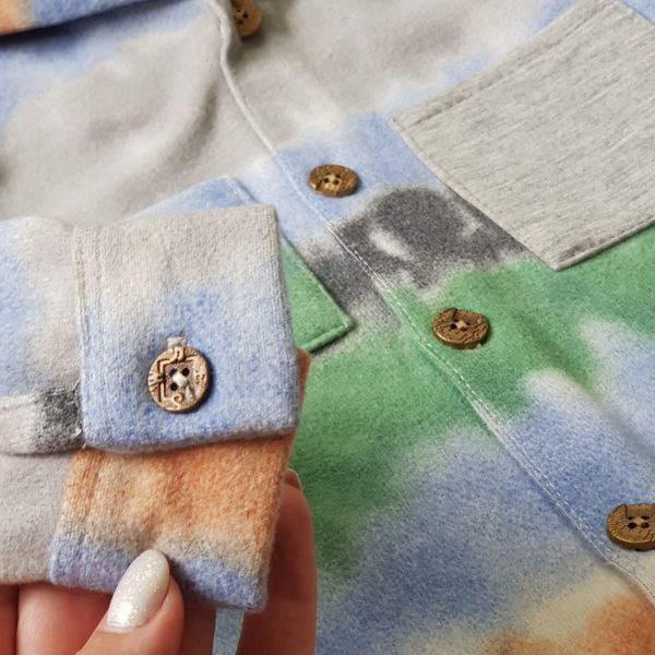 دو تیکه پیراهن پشمی کلاهدار - Image 4