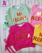 ست بلوز شلوار کیمانو روبانی - Image 6