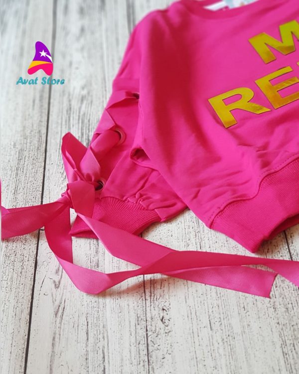 ست بلوز شلوار کیمانو روبانی - Image 11