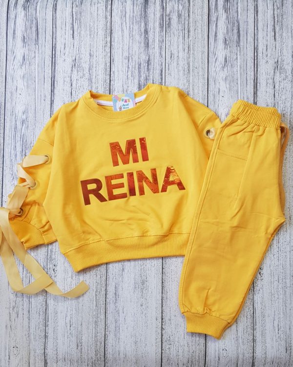 ست بلوز شلوار کیمانو روبانی - Image 2