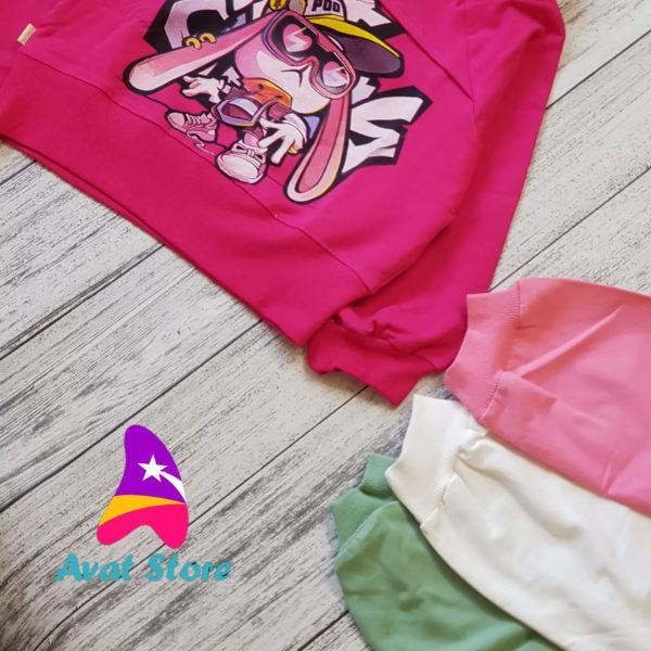 هودی دخترانه لش استایل - Image 2