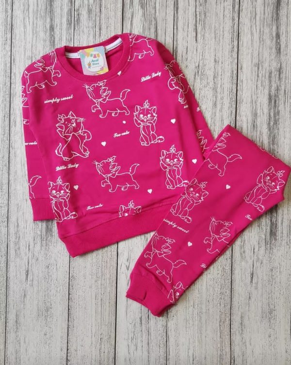 ست بلوزشلوار گربه اشرافی - Image 5