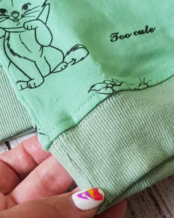 ست بلوزشلوار گربه اشرافی - Image 9