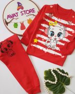 ست بلوز شلوار پیشی هدفونی - Image 4