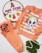 ست بلوز شلوار پیشی هدفونی - Image 3