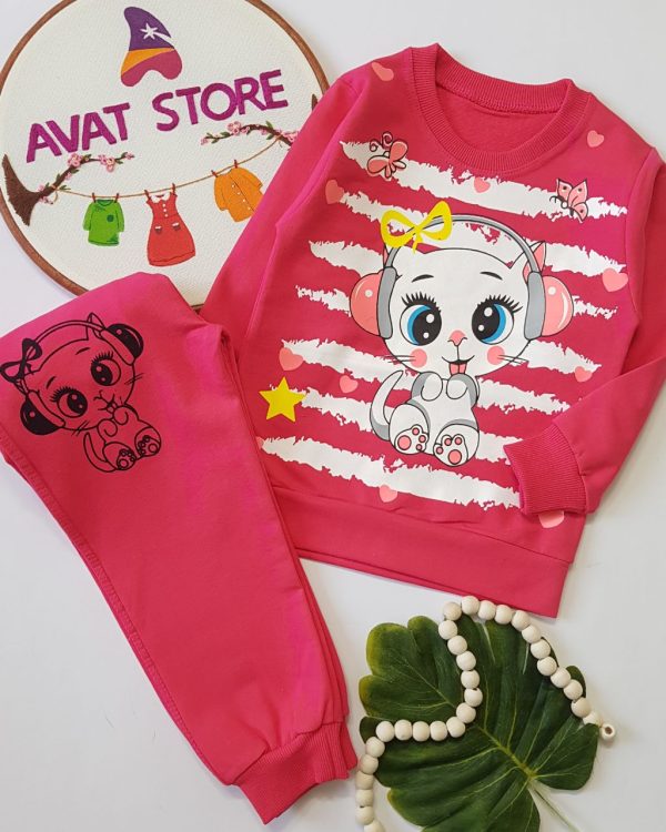 ست بلوز شلوار پیشی هدفونی - Image 2