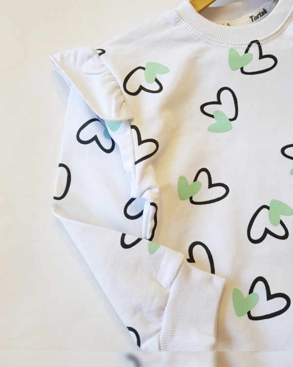 ست قلبی آستین فرشته - Image 11