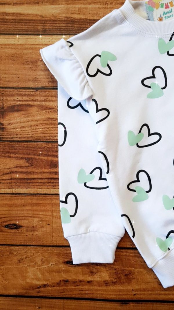 ست قلبی آستین فرشته - Image 3