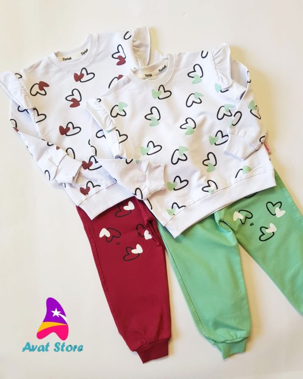 ست قلبی آستین فرشته - Image 5