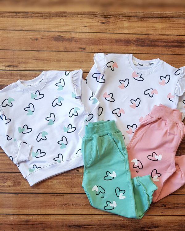 ست قلبی آستین فرشته - Image 12