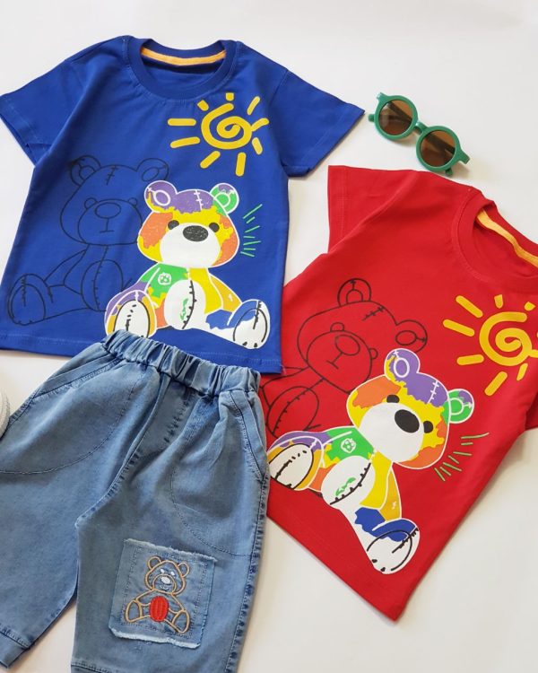 ست اسپرت با شلوارک لی بامزی - Image 8