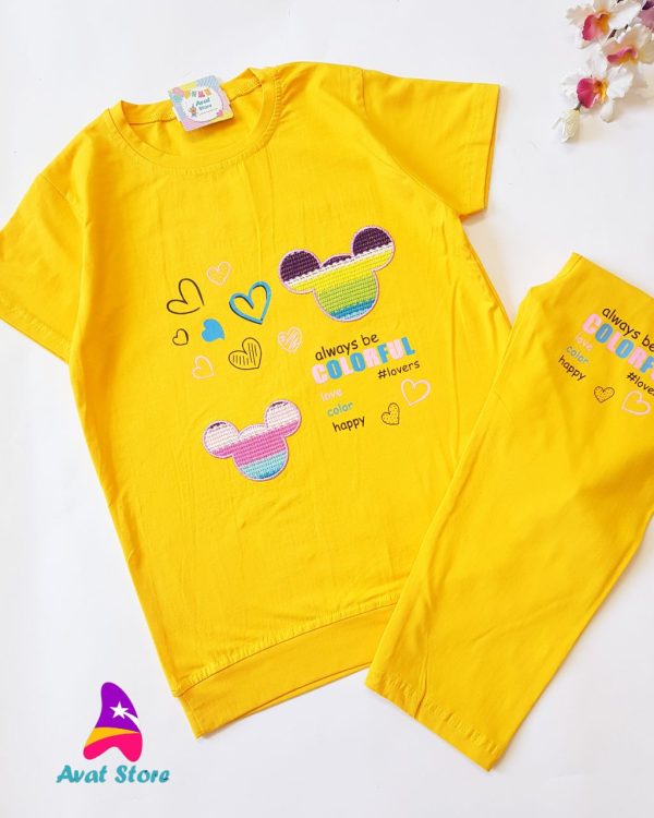 ست دخترانه میکی قلبی - Image 6