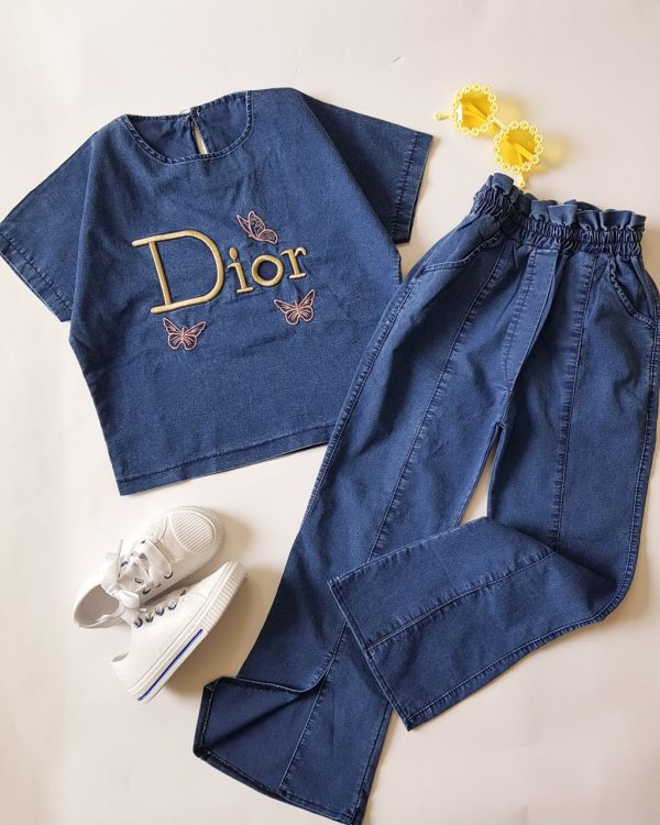 کراپ شلوار لی Dior - Image 2