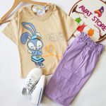 ست خرگوش با شلوارک کتان - Image 6