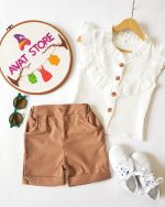 شومیز شلوارک کتان - Image 3