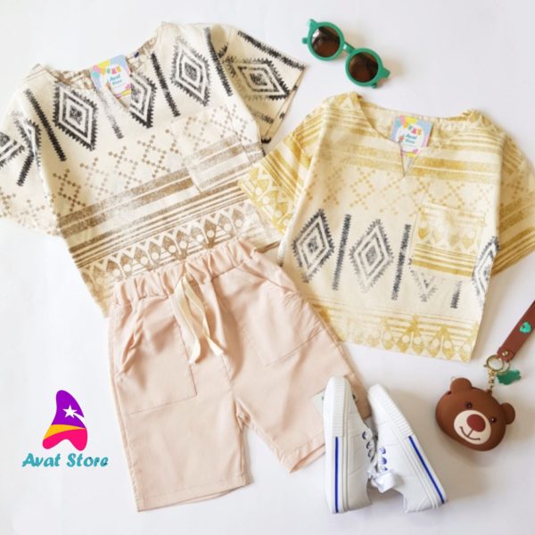 ست یقه کوبایی گلیمی - Image 9